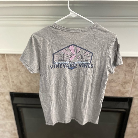 Vineyard Vines Grey Short Sleeved Tee - Picture 3 of 4